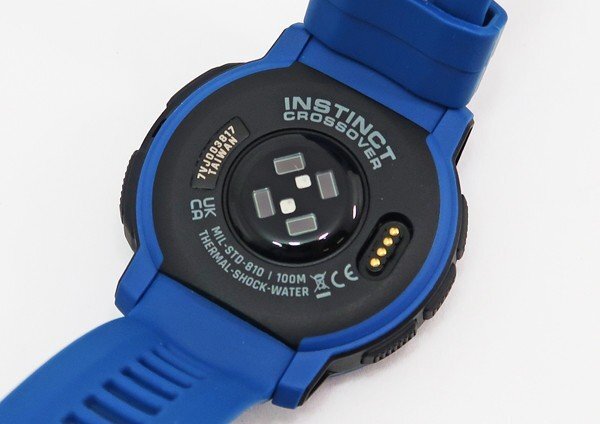 * прекрасный товар [GARMIN Garmin ]Instinct Crossover Dual Power 010-02730-42 смарт-часы Thai daru голубой 