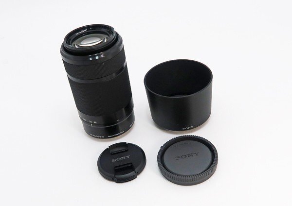 ◇美品【SONY ソニー】E 55-210mm F4.5-6.3 OSS SEL55210 一眼カメラ用レンズ ブラックの画像8
