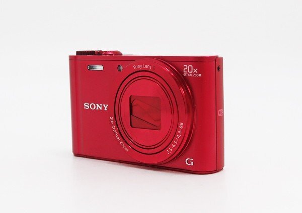 ◇【SONY ソニー】Cyber-shot DSC-WX300 コンパクトデジタルカメラ レッド_画像6