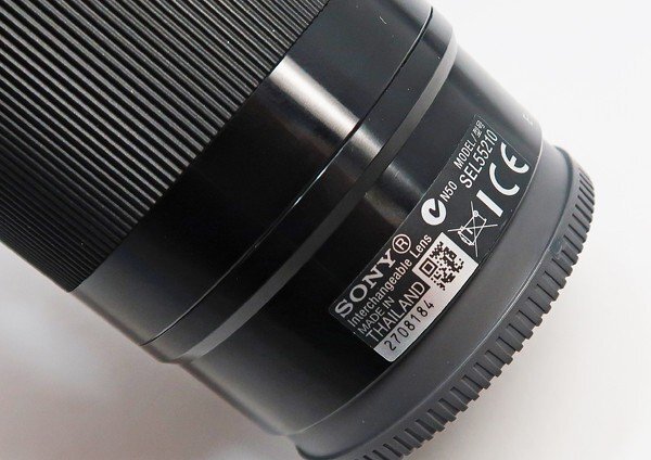 ◇美品【SONY ソニー】E 55-210mm F4.5-6.3 OSS SEL55210 一眼カメラ用レンズ ブラックの画像6