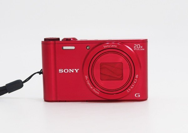 ◇【SONY ソニー】Cyber-shot DSC-WX300 コンパクトデジタルカメラ レッド_画像1