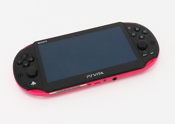 ○【SONY ソニー】PS Vita Wi-Fiモデル + メモリーカード16GB PCH-2000 ピンク/ブラックの画像1