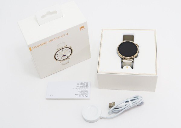 ◇美品【HUAWEI ファーウェイ】HUAWEI WATCH GT4 41mm ARA-B19 スマートウォッチ ホワイト_画像7