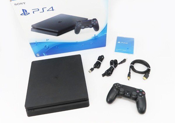 ♪○【SONY ソニー】PS4本体 500GB CUH-2000A ジェットブラックの画像1