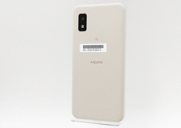 ◇美品【Y!mobile/SHARP】ワイモバイル AQUOS wish2 64GB SIMフリー A204SH スマートフォン アイボリーの画像1
