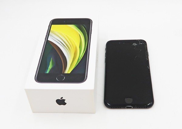 ◇ジャンク【SoftBank/Apple】iPhone SE 第2世代 64GB MX9R2J/A スマートフォン ブラックの画像9