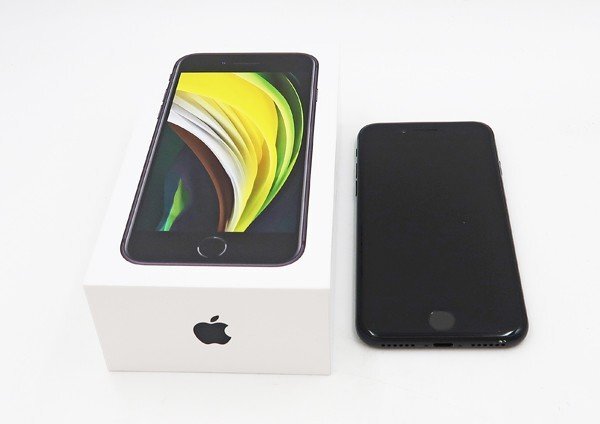 ◇【SoftBank/Apple】iPhone SE 第2世代 64GB MX9R2J/A スマートフォン ブラック_画像9