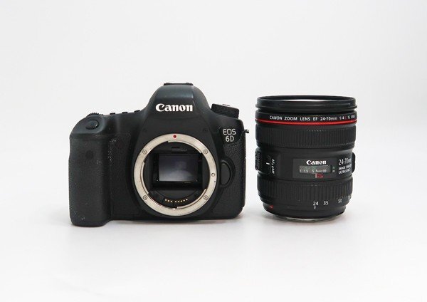 ◇【Canon キヤノン】EOS 6D EF 24-70L IS USM レンズキット EOS 6D デジタル一眼カメラ_画像1