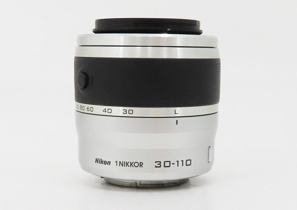 ◇【Nikon ニコン】1 NIKKOR VR 30-110mm f/3.8-5.6 一眼カメラ用レンズ シルバー_画像2