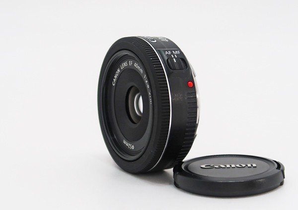 ◇美品【Canon キヤノン】EF 40mm F2.8 STM 一眼カメラ用レンズ_画像1