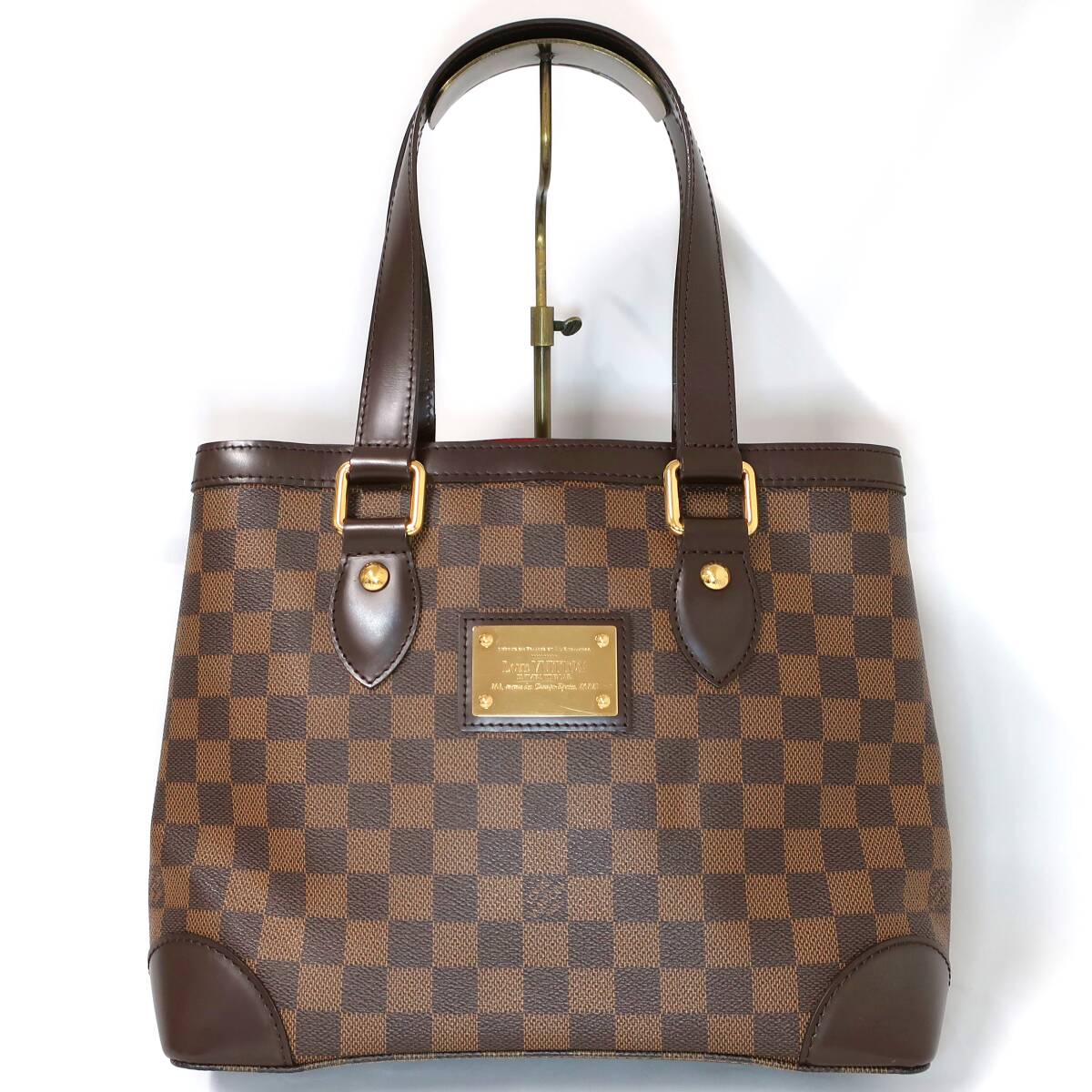 LOUIS VUITTON ルイヴィトン ヴィトン ハムステッドPM N51205 ダミエ エベヌ ハンドバッグ バッグ_画像1