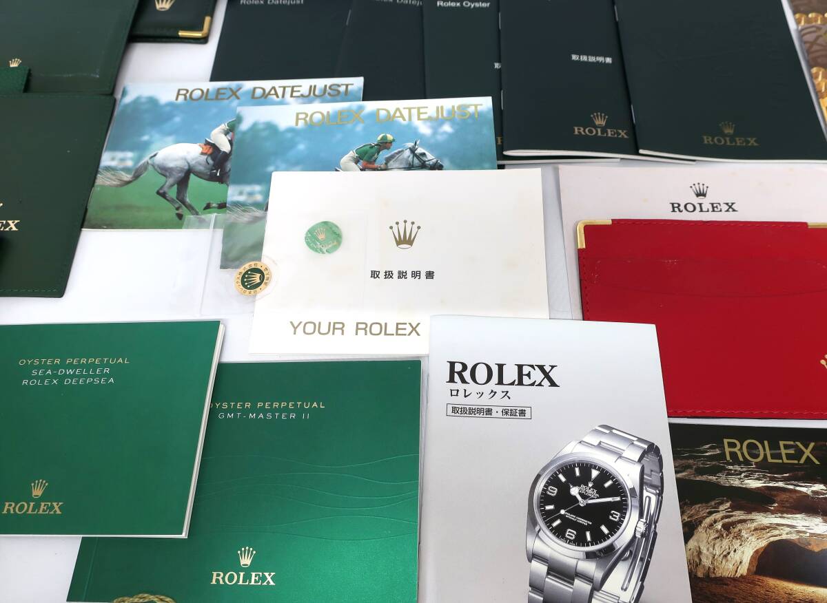 ROLEX ロレックス 【大量まとめ売り】 付属品セット 冊子 タグ OYSTER デイトジャスト 取説 79174 79173 14270 16570 116710 116610 16610_画像5