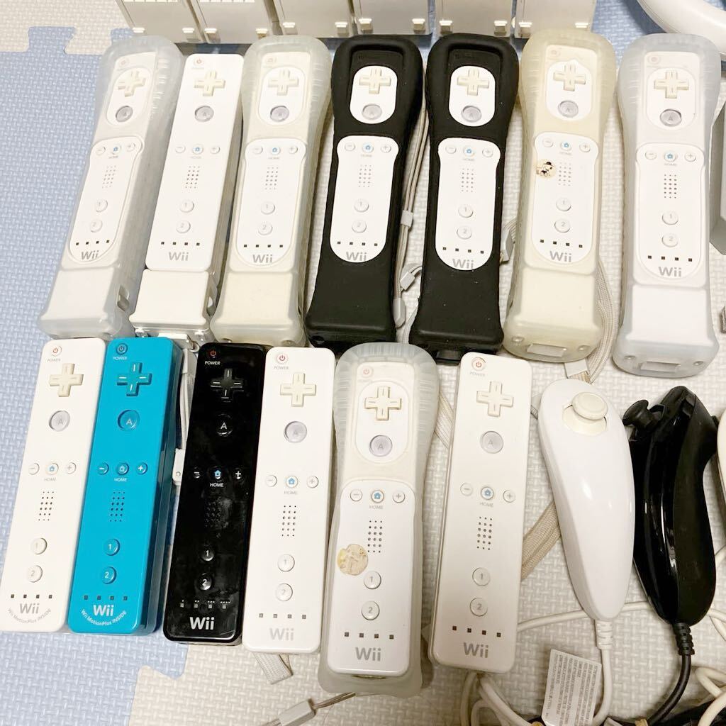 Nintendo 任天堂 ニンテンドー WII 本体 リモコン ゲーム機 ホワイト まとめ売り_画像2