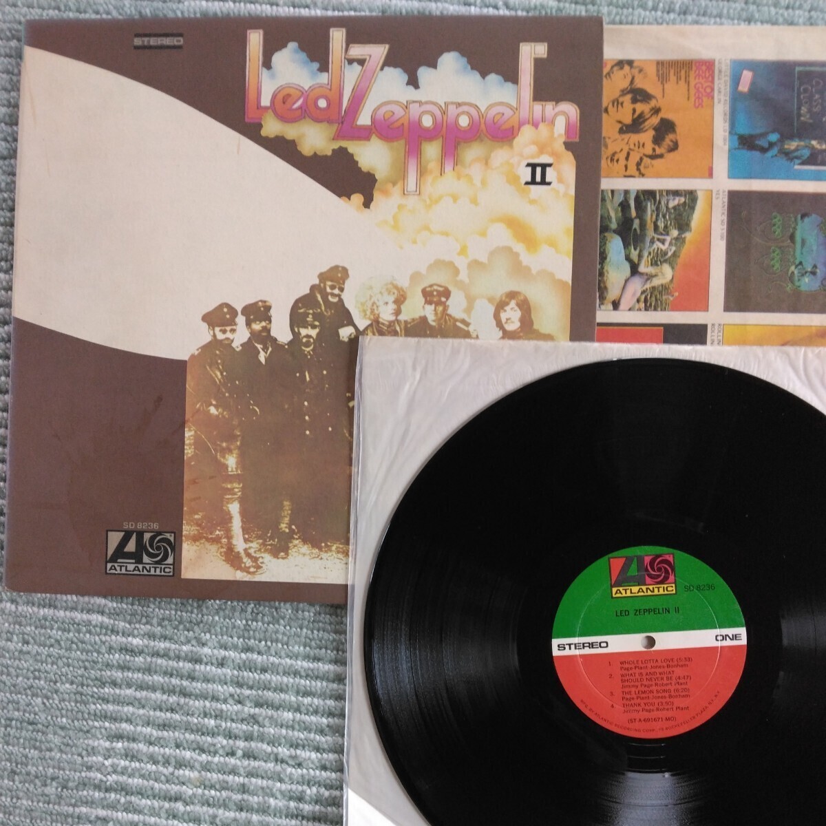 50枚セット 洋楽 ロック Beatles Rolling Stones Led Zeppelin Jimi Hendrix James Taylor Yes Eagles Todd Rundgren PLAYER まとめて LPの画像8