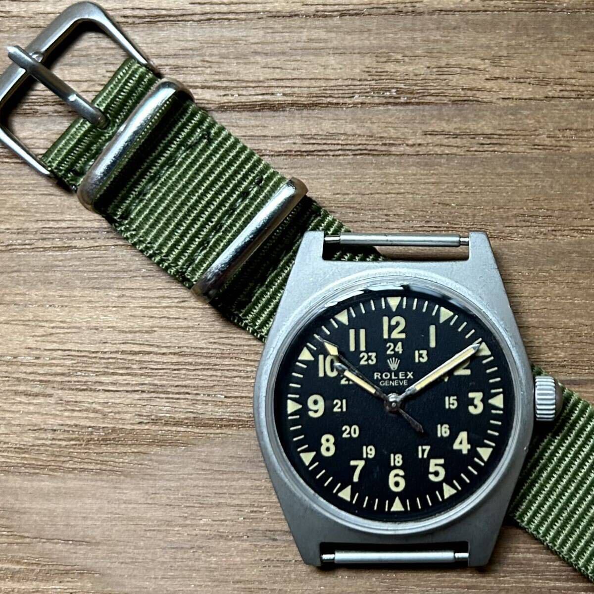 ロレックス ROLEX ミリタリー アンティーク 手巻き ジャンク ビンテージ ベトナム戦争 腕時計ミリタリーウォッチ 稼働品 機械式 軍用時計の画像6