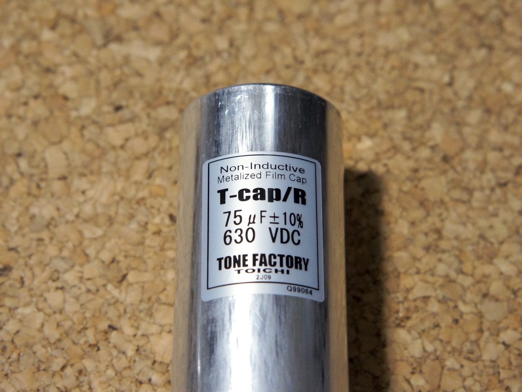 10132円 TONE FACTORY Film Cap. 630V 75uF 2本set 未使用 10132円 TONE FACTORY Film Cap. 630V 75uF 2本set 未使用
