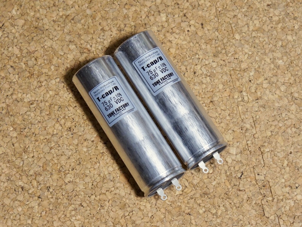 10132円 TONE FACTORY Film Cap. 630V 75uF 2本set 未使用 10132円 TONE FACTORY Film Cap. 630V 75uF 2本set 未使用