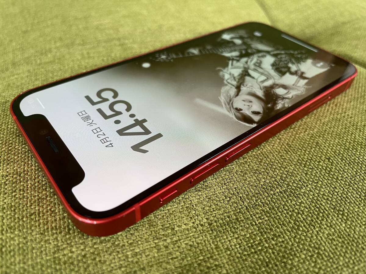 SIMフリー iPhone12 mini レッド 64GB バッテリー82%の画像4