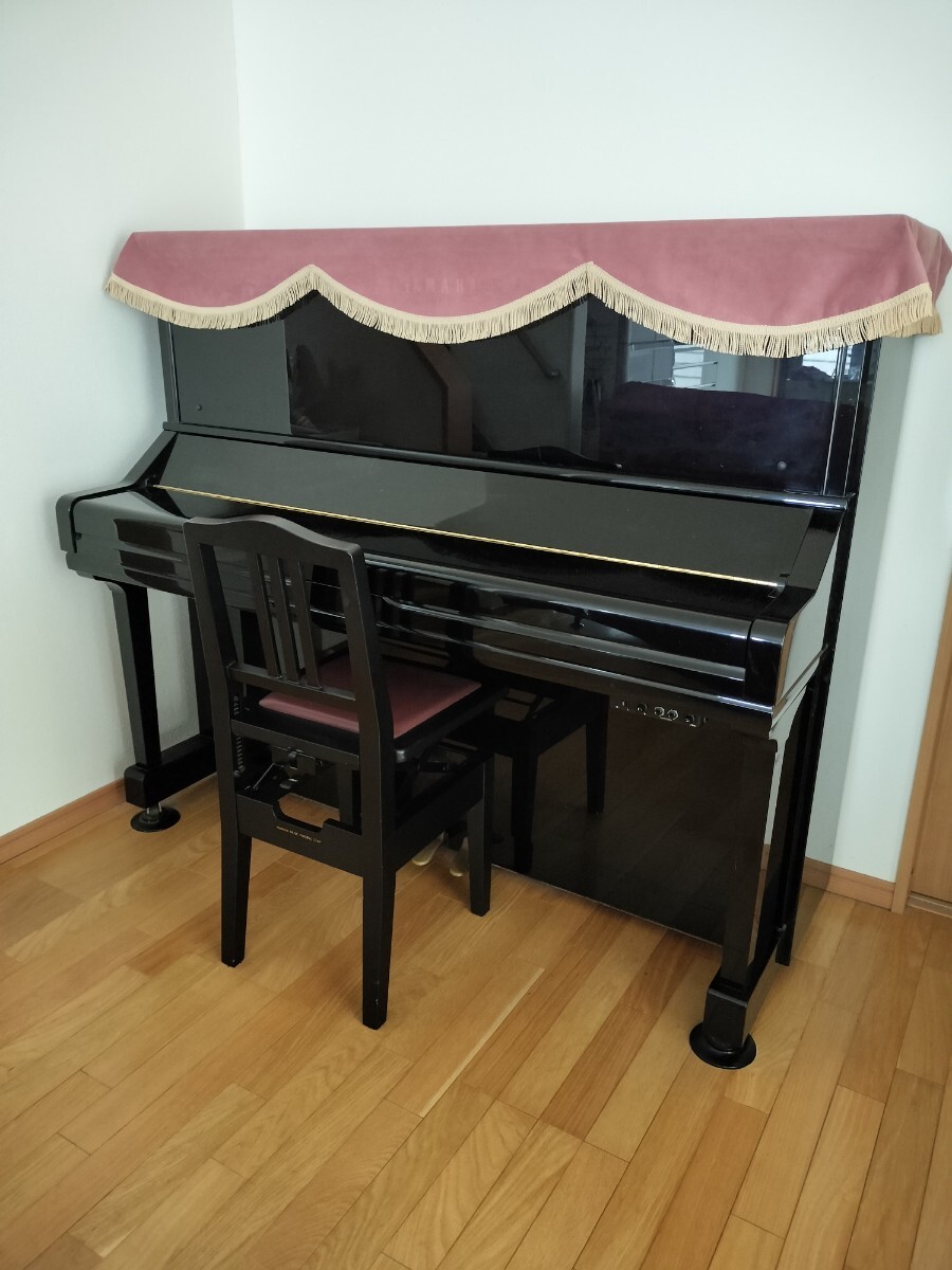 YAMAHA Yamaha upright piano YU3SZ chair attaching with cover silencing with function delivery arrangement is . purchaser sama .. please.