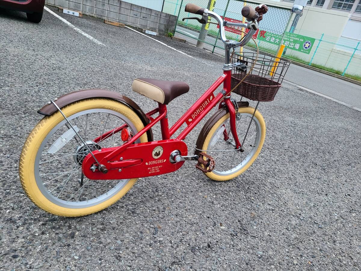 アサヒ自転車　ドングリ18インチ　CDK18　　DONGURI　　美品　　使用頻度少ないです。　　中古車_画像3
