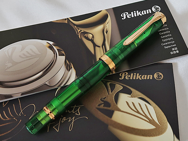 ペリカン ☆ Pelikan ☆ スーベレーン M800 グリーン・デモンストレーター 2023の画像8