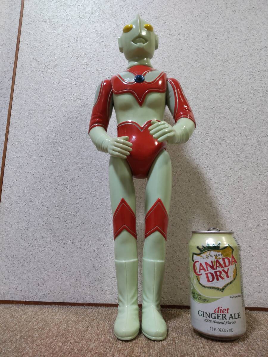 ソフビ「帰ってきたウルトラマン/ジャイアントサイズ★ブルマァク1970s当時品★H:約47cm/W:約480g★JUMBO SIZE」Return of Ultraman の画像1