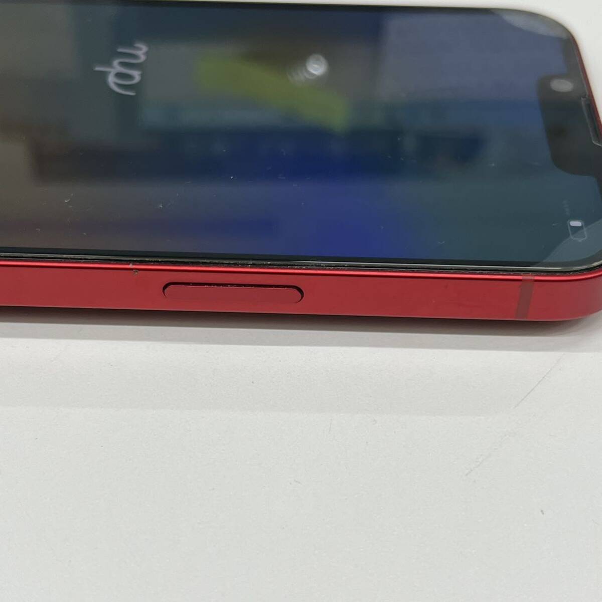 B415【中古品】/ iPhone13 MLNF3J/A バッテリー98% SIMフリー Apple SB利用制限○ 128GB PRODUCT プロダクト レッド RED アイフォーンの画像7