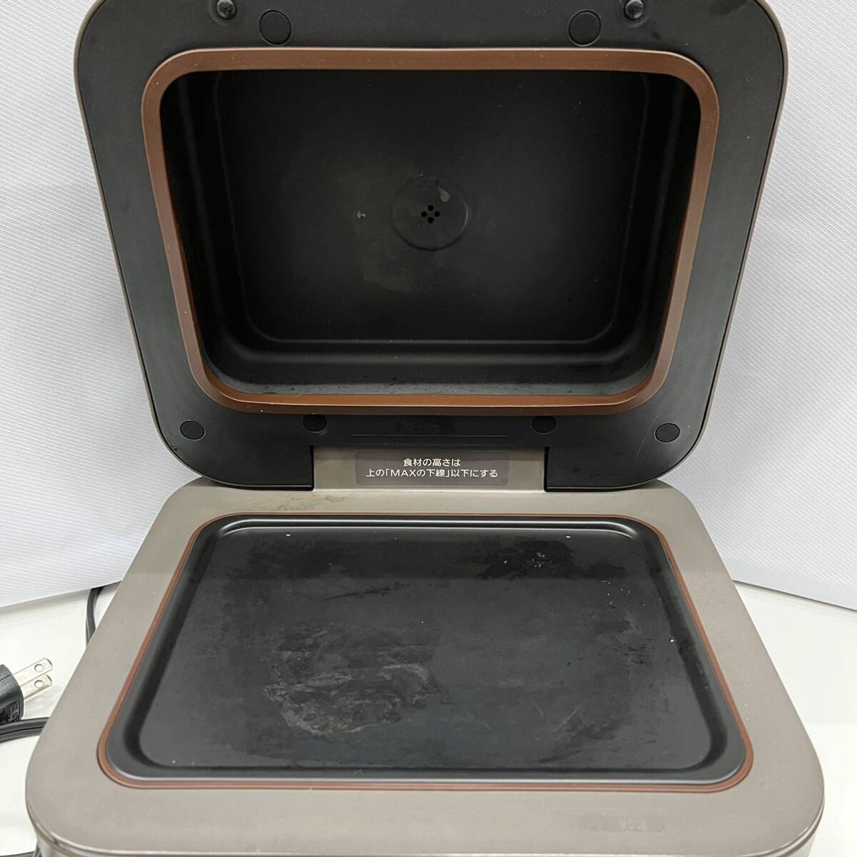 B4【中古品】/ TO-ST1-T 三菱ブレッドオーブン レトロブラウン 三菱 調理家電 ブレッドオーブン トースター MITSUBISHI 20年製の画像2