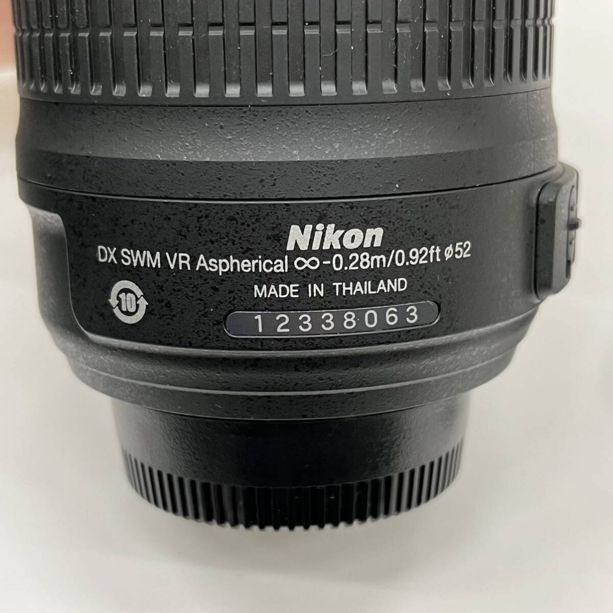 B4119【中古品】/ Nikon AF-S NIKKOR 18-55mm 1:3.5-5.6G レンズ VR DX SWM Aspherical ∞-0.28m/0.92ft 52mm ニコンの画像3