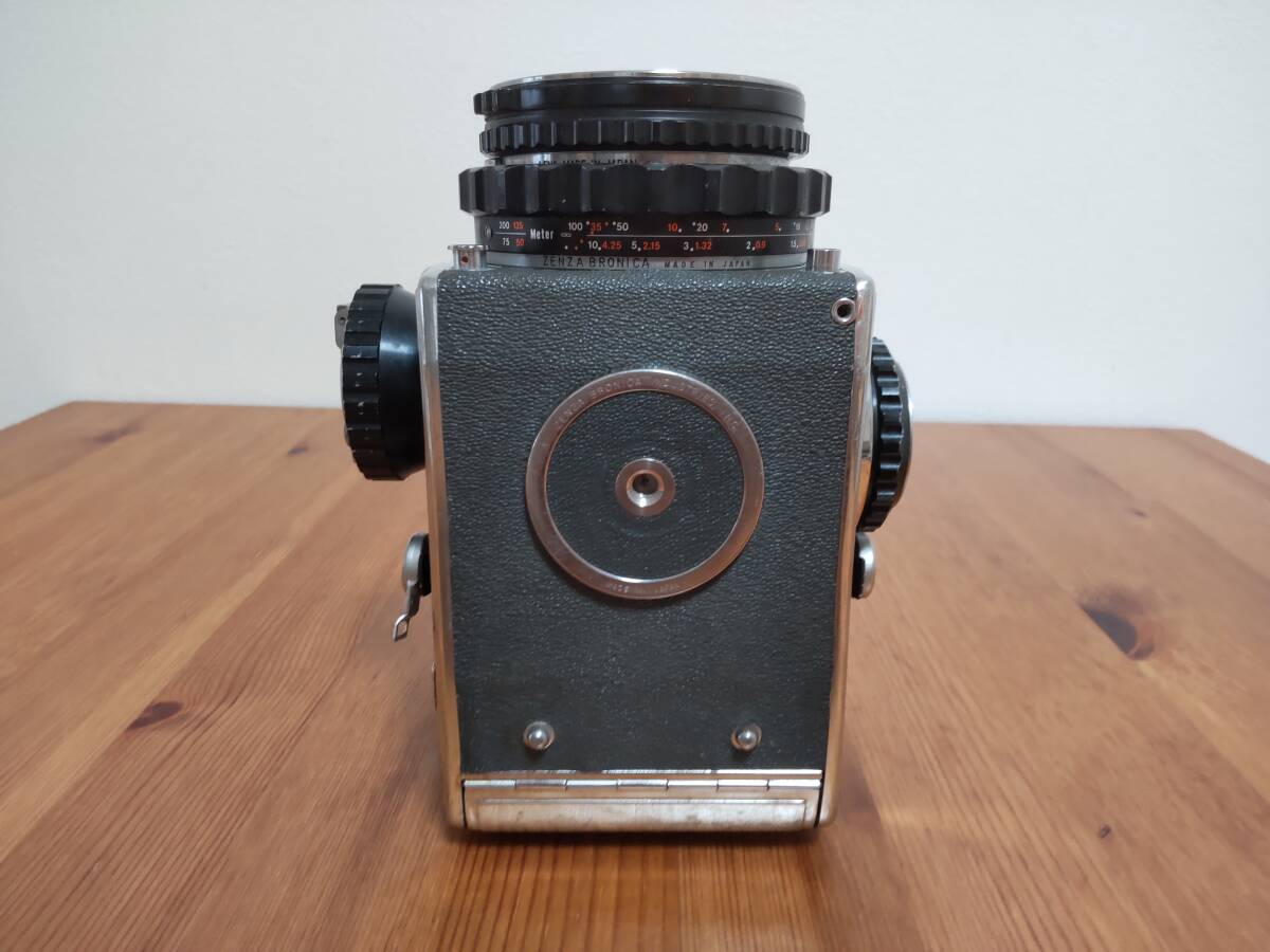 ZENZA BRONICA 中判カメラ NIKKOR-P F2.8 75mm レンズ セット フィルムカメラ ゼンザブロニカ ジャンク 動作未確認の画像4