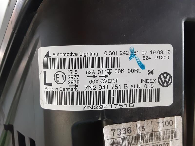  Volkswagen оригинальный Sharan { 7NCTH } левая передняя фара P30700-24000573