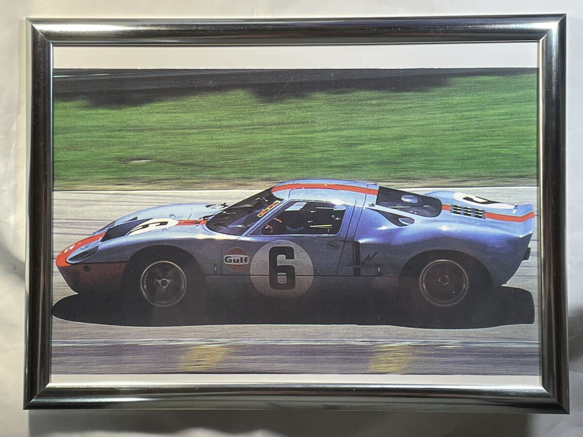 「FORD GT40」パネル A4サイズ ル・マン24時間 Ferrari の画像1