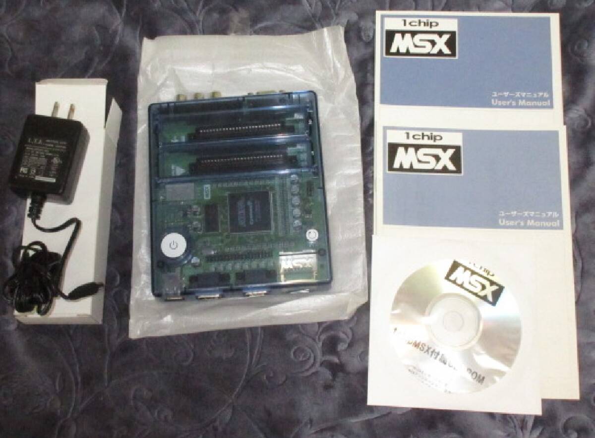 【中古・送料無料】MSX （D4E／D4エンタープライズ）「1chipMSX」(03) 動作未確認のためジャンク扱い 箱説あり 1チップMSXの画像1