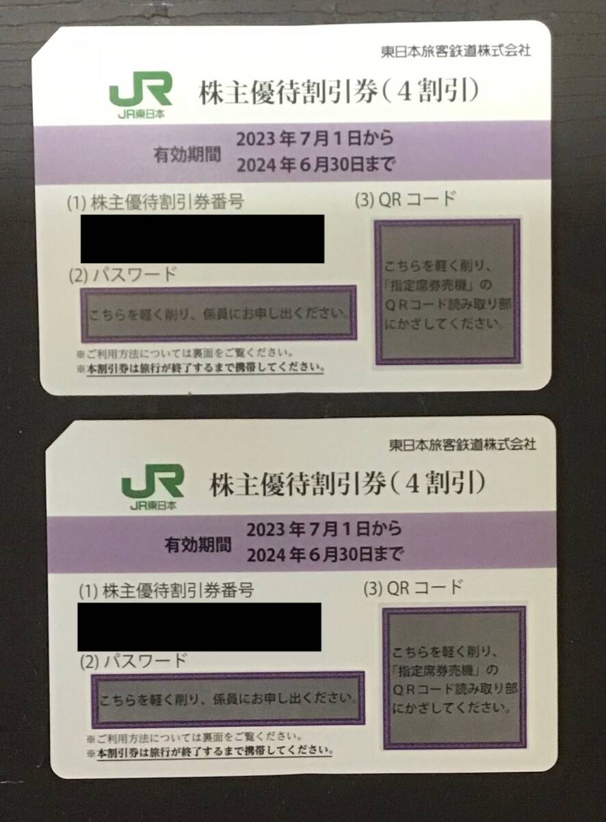 JR東日本株主優待割引券2枚組の画像1