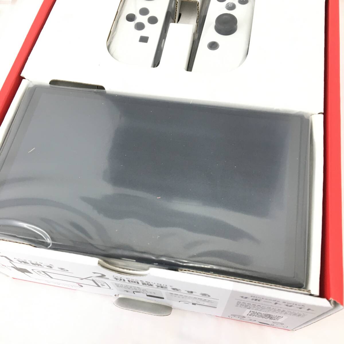 ■未使用Switch本体【NintendoSwitch本体/有機ELモデル/ホワイト】ニンテンドースイッチ本体/1円～/送料無料/販売店舗印あり（S0401)_画像7