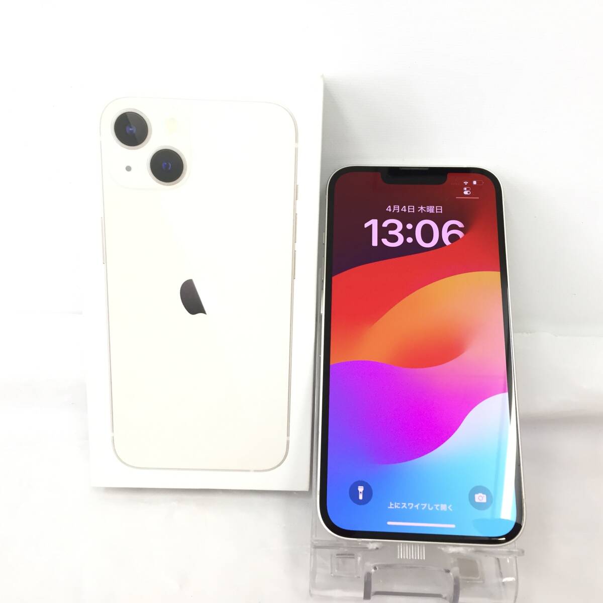 ▲▽簡易動作確認済【Apple iPhone 13 SIMロックなし/ドコモ判定〇/128GB/バッテリー84%】MLND3J/A/現状品(2700)△▼