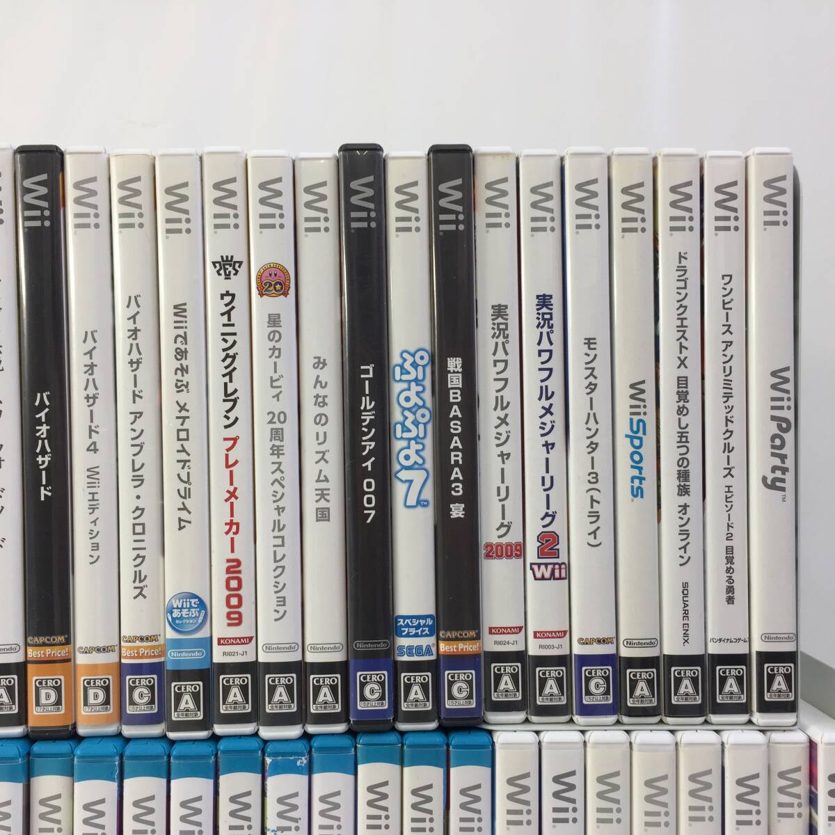 ◆【中古/送料無料/重複有】WiiU Wii ソフト 計67本まとめセット マリオシリーズ/ゼルダの伝説/バイオハザード/マインクラフト/他◆H042501の画像5