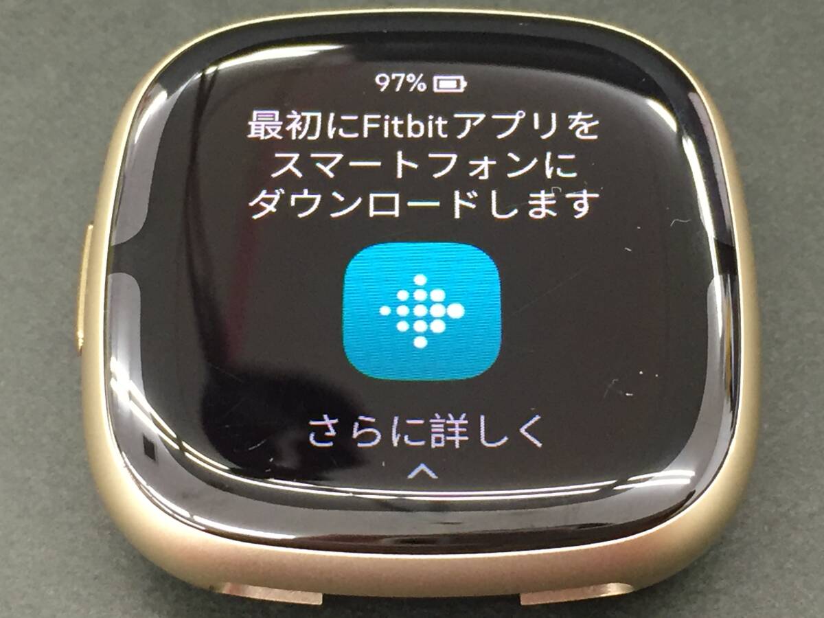 ▲▽通電確認済【Fitbit Sense 2 by Google FB521】フィットビット/スマートウォッチ/現状品△(R2730)△▼の画像8