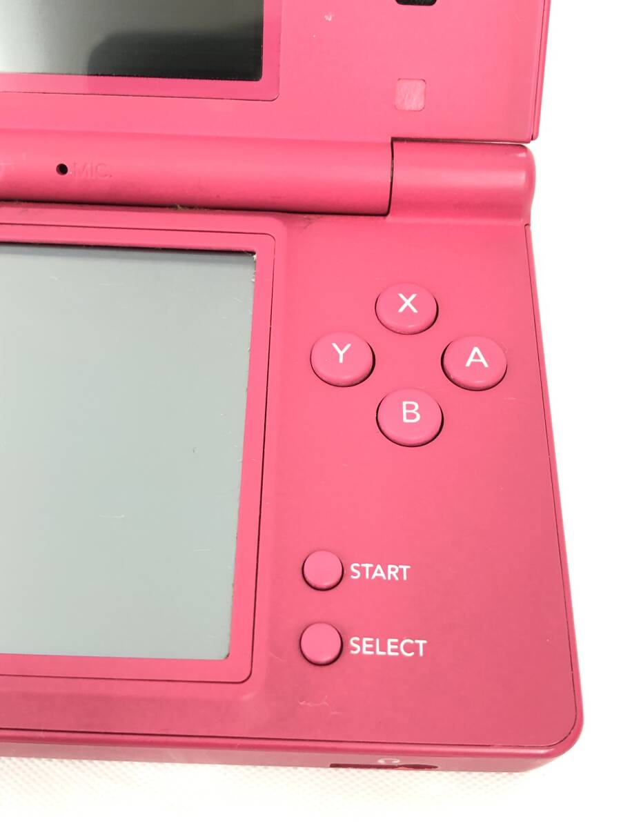 □現状品/DSi本体【Nintendo DSi本体 ピンク TWL-001 箱なし 初期化済み ニンテンドーDSi】ジャンク (M0403.3)_画像6