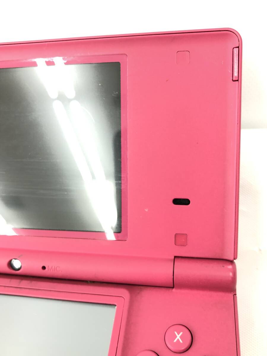 □現状品/DSi本体【Nintendo DSi本体 ピンク TWL-001 箱なし 初期化済み ニンテンドーDSi】ジャンク (M0403.3)_画像5