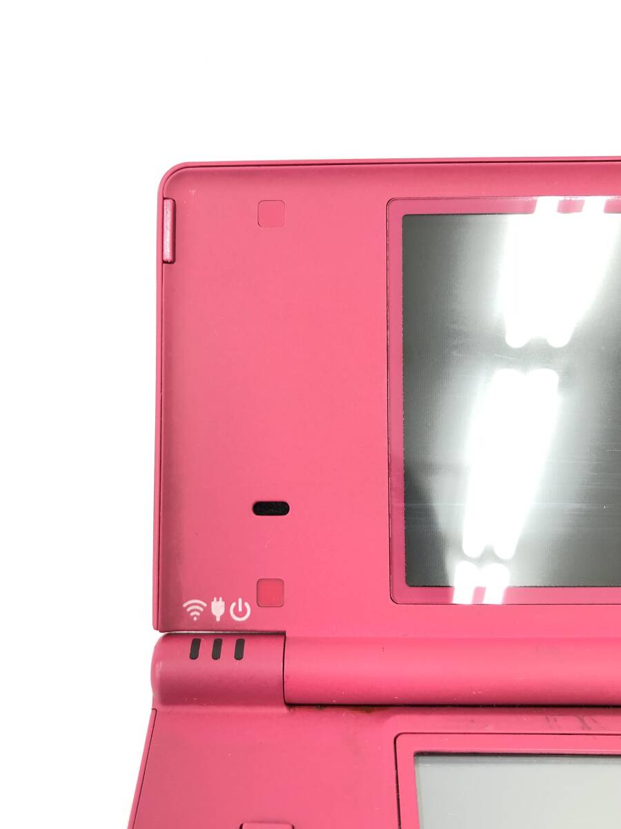 □現状品/DSi本体【Nintendo DSi本体 ピンク TWL-001 箱なし 初期化済み ニンテンドーDSi】ジャンク (M0403.3)_画像4