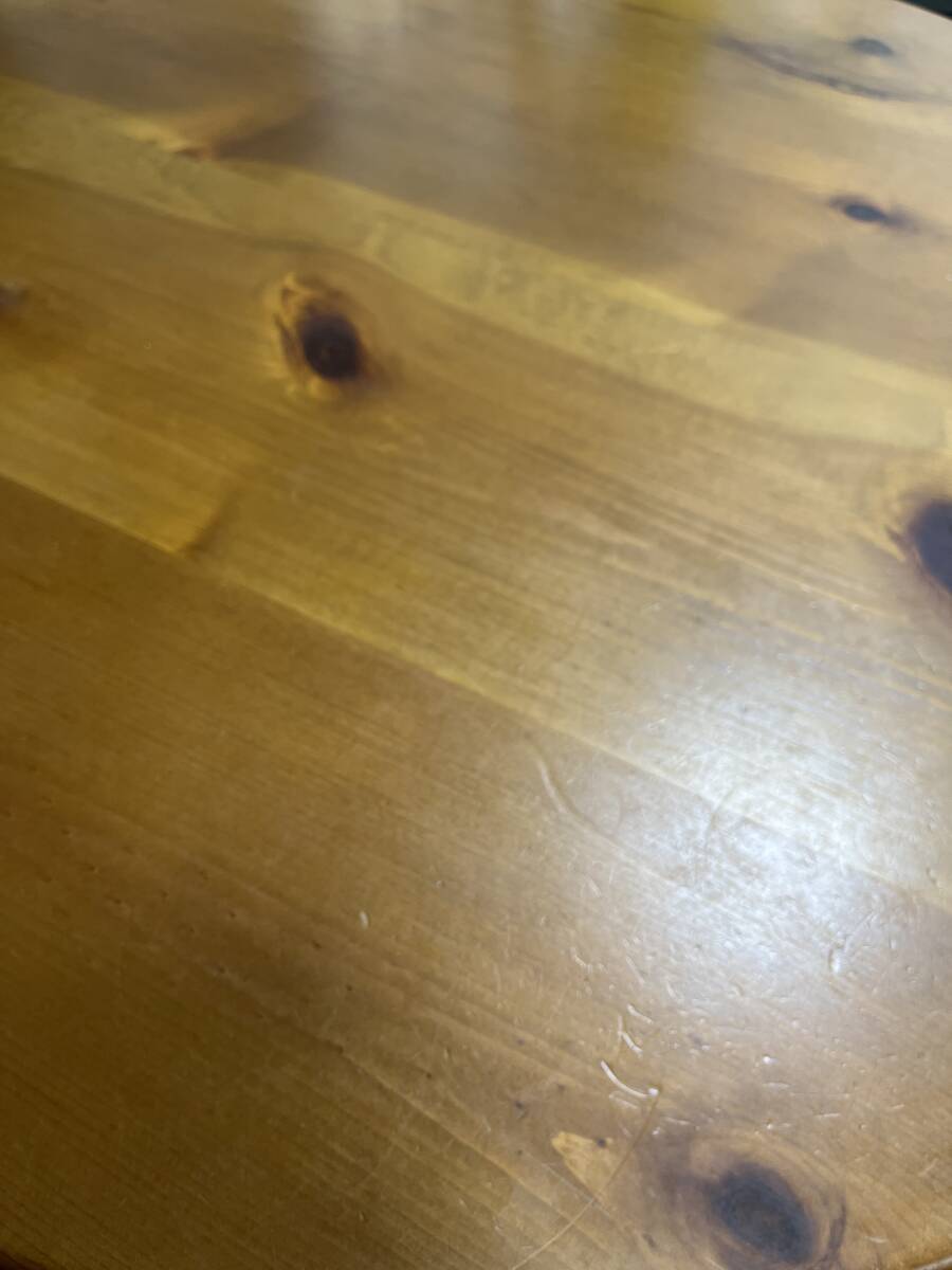 (3139) KOSUGA / コスガ PROVENCE ダイニングテーブル / テーブル 椅子2脚 パイン材の画像6
