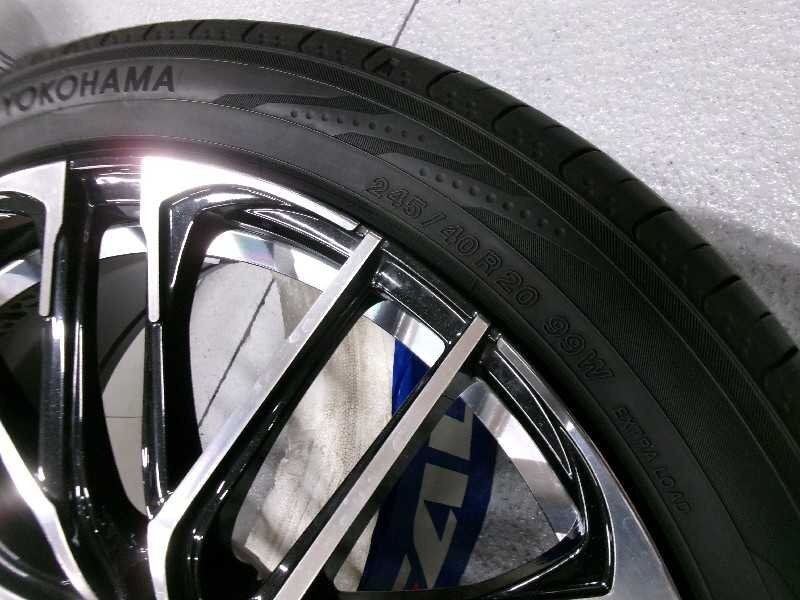 タイヤホイールセット ホイール付き245/40R20 レオニス8.5J アルファード ヴェルファイア岩槻の画像5