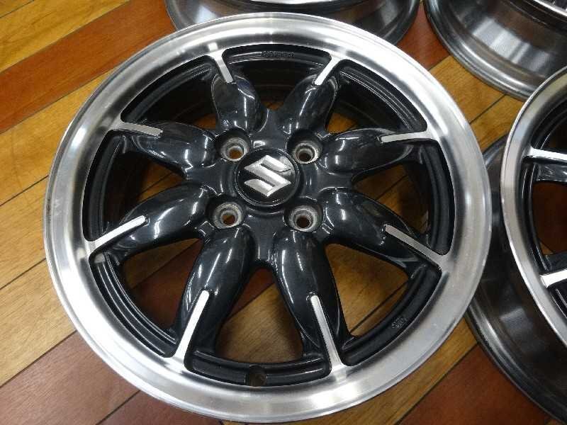 アルトターボRS純正15インチホイール4本　15X4.5J　4H　PCD100　OFF45　川越_画像2