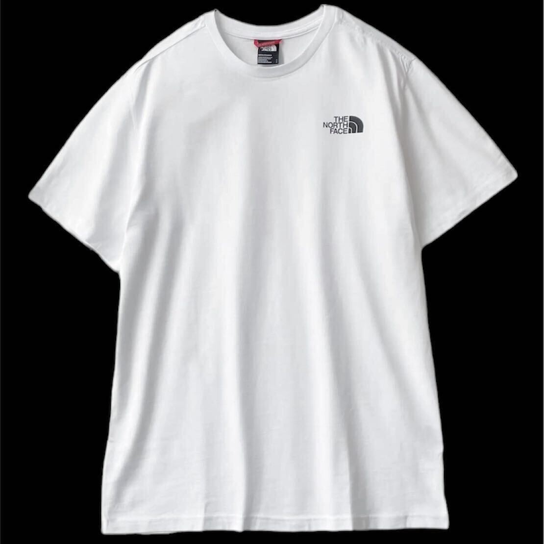 THE NORTH FACE ザ ノースフェイス メンズ 半袖 Tシャツ バッグデザイン 海外限定 正規品 完売品 ホワイト 白 S M コットン 赤の画像7