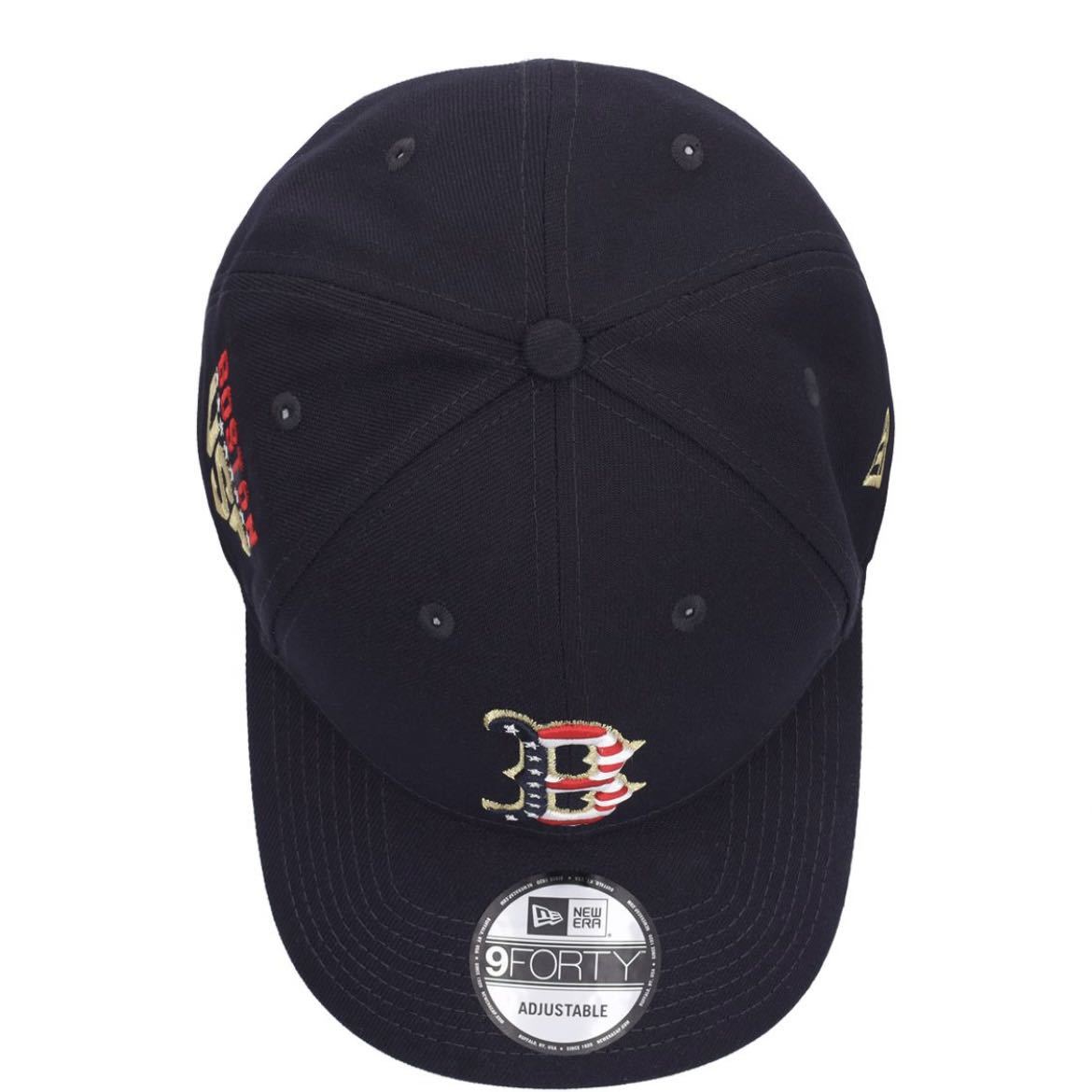 NEWERA ニューエラ 9FORTY MLB ボストン レッドソックス キャップ 帽子 国旗 独立記念 海外限定 正規品 Boston Red Soxの画像7