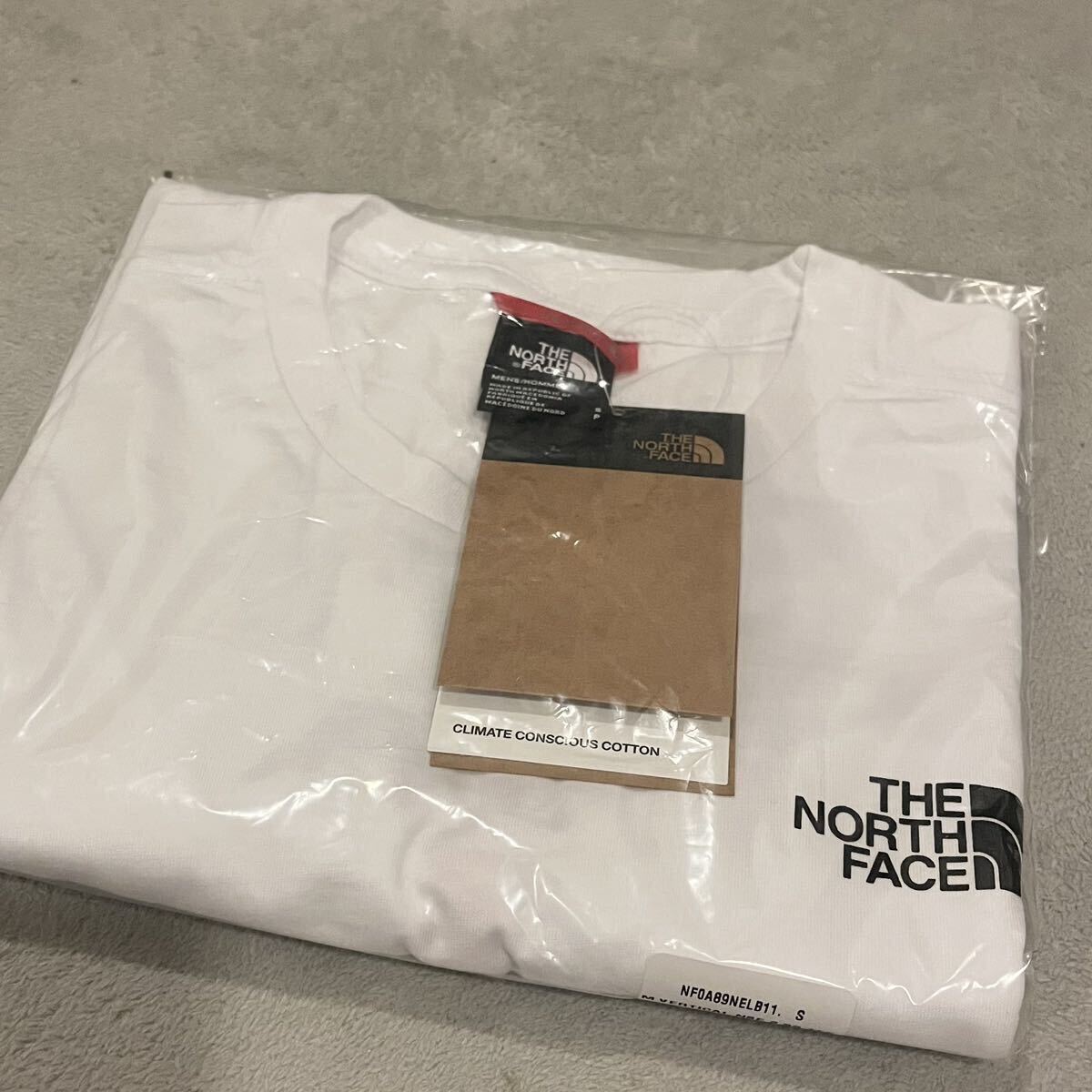THE NORTH FACE ザ ノースフェイス メンズ 半袖 Tシャツ バッグデザイン 海外限定 正規品 完売品 ホワイト 白 M L コットン クールネックの画像8