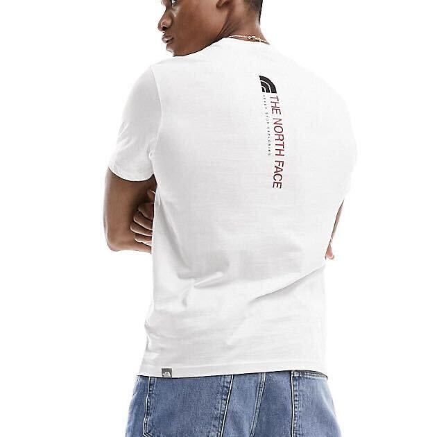 THE NORTH FACE ザ ノースフェイス メンズ 半袖 Tシャツ バッグデザイン 海外限定 正規品 完売品 ホワイト 白 L XL コットン クールネックの画像2
