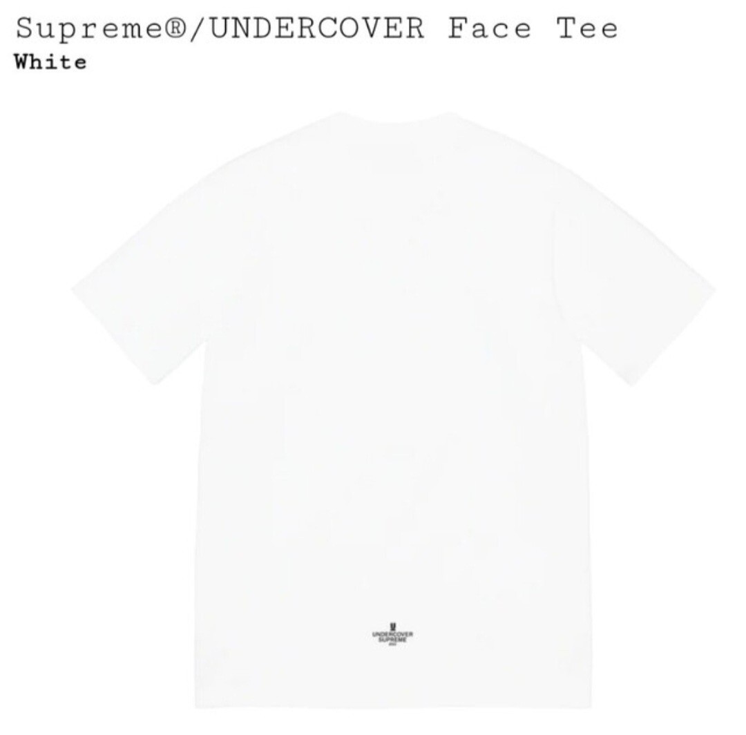 Supreme×UNDERCOVER★Face Tee White ホワイト 白 Large Lサイズ Tシャツ シュプリーム アンダーカバー_画像2