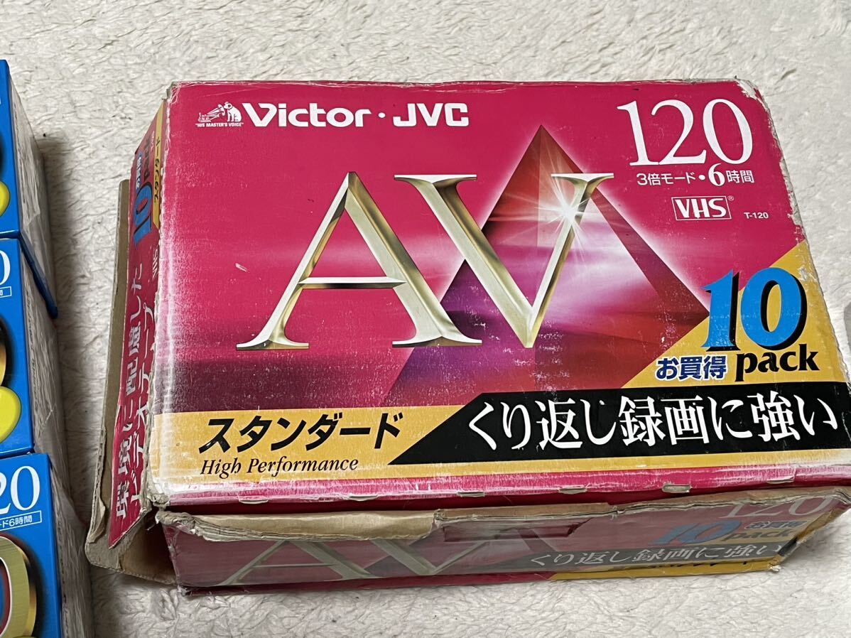 未使用品　VHS　テープ　ビデオテープ　富士フイルム　FUJIFILM 重ね撮り　21本 & Victor ビクター　JVC AV 10本セット　合計31本_画像6